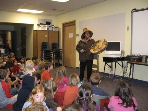 Rosie Cayou James at Orcas Elementary