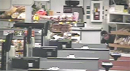 An image taken from the security cameras at Island Market.