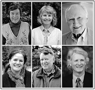 The 2009 candidates for OPALCO Board of Directors. Clockwise from top left: Winnie Adams