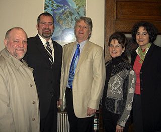 Pictured from left are Randy Cornelius