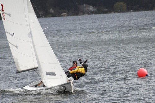 The Orcas High School sailing Team traveled to Seattle this last weekend and participated in the Sail Sandpoint Team Race Regatta.