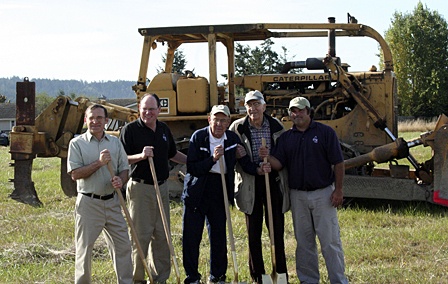 From left to right: produce worker Ken Janousek