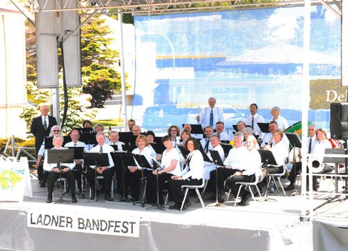 The Community Band at the Ladner BandFest in British Columbia in 2009.