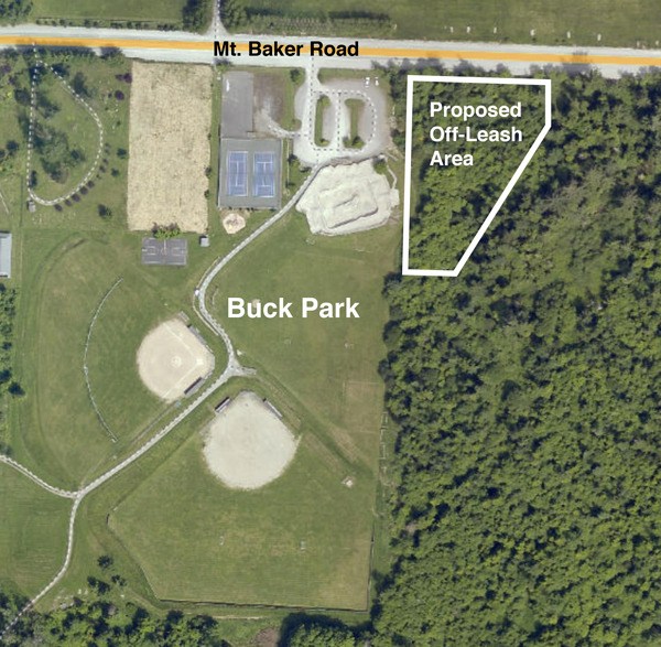 The proposed site is a two-acre portion of the Land Bank’s 115-acre Crescent Beach Preserve uplands adjacent to Buck Park and Mt. Baker Road.