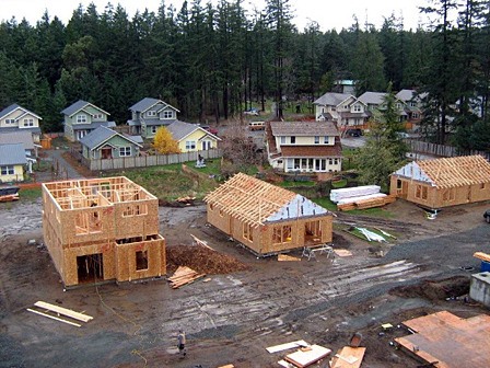 An aerial view of Wild Rose Meadow