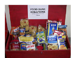 Donatons to the Orcas Island Food Bank.