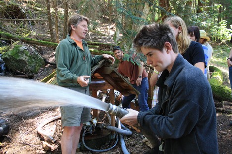 FEAST students learned the power of hydro up close.