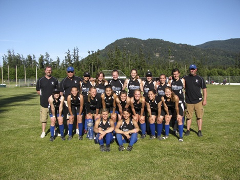 The Orcas softball program of 2009.