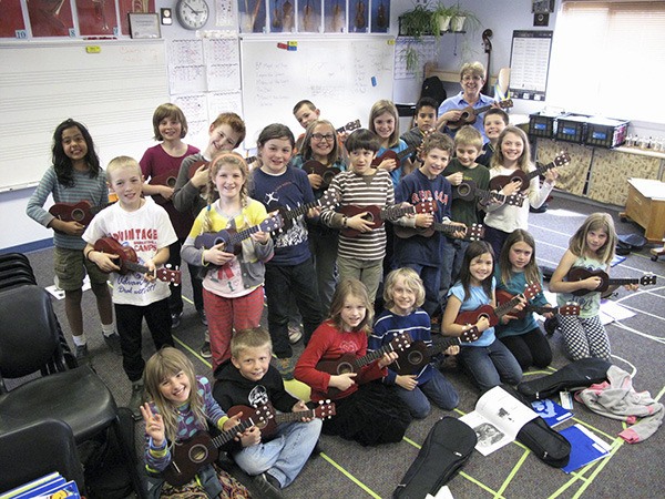 The third and fourth grades at Orcas Elementary School.