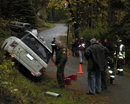 Driver of the Land Rover