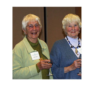 Rachel Adams (l) and Marilyn Andrews (r).