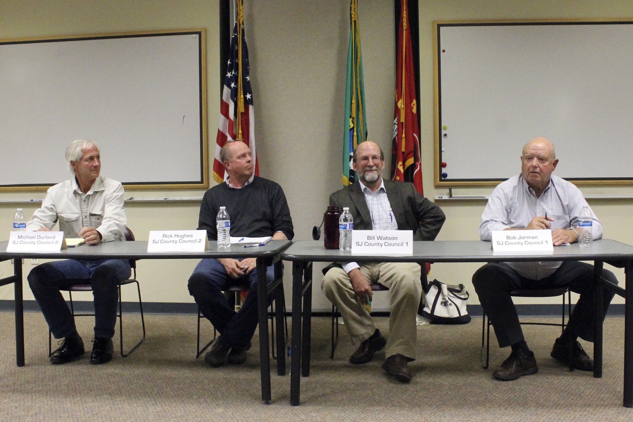 The candidates for San Juan County Council from left to right are: Michael Durland