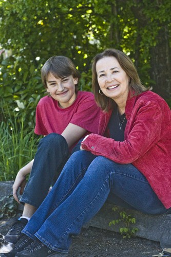 Mother and son as they “normally” look.