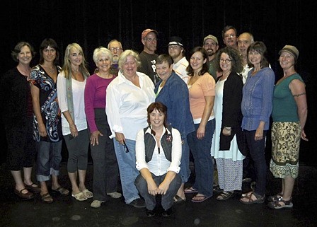 Last year’s Rock on the Rock choir. Director Grace McCune is pictured in front