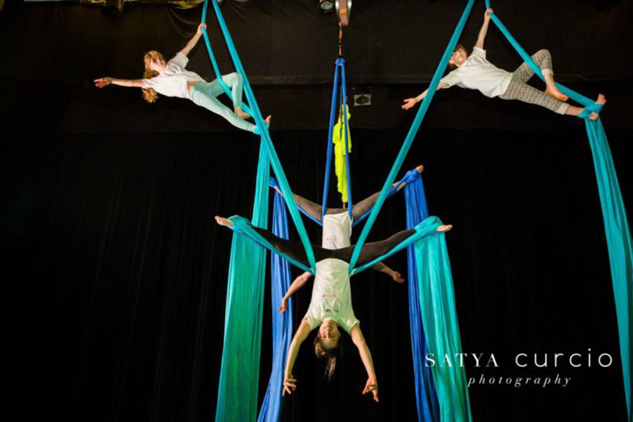 Aerial acrobats host bake sale