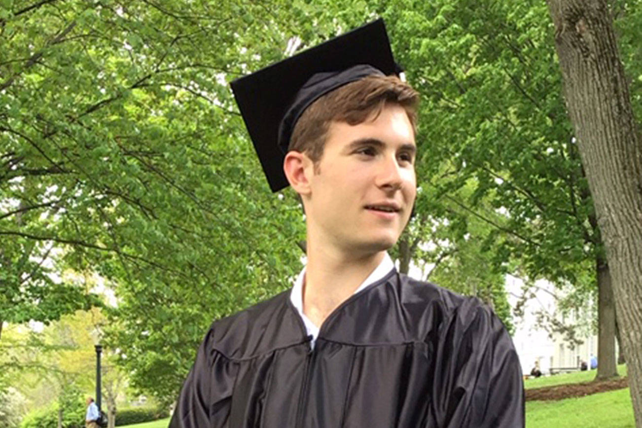 Brodie Miller graduates Middlebury College Islands Sounder