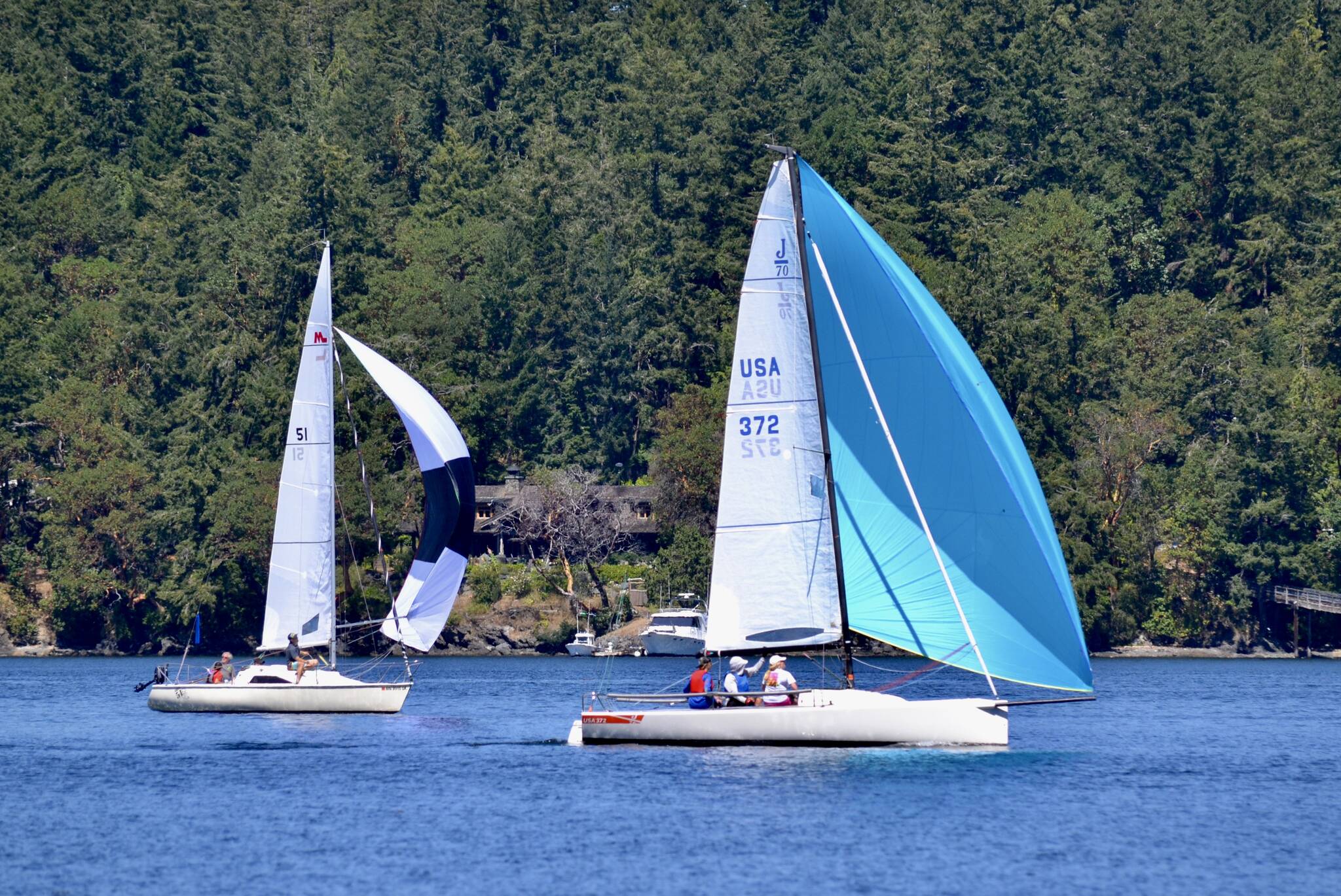 Sails were out for the Shaw Classic Islands' Sounder