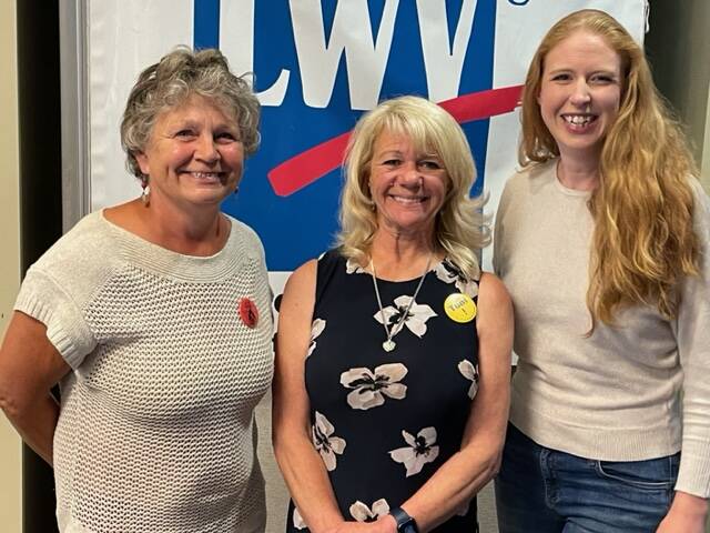 Toby Cooper photo.
Orcas Board of Fire Commissioners Candidates, L to R: Leith Templin, Toni Knudson and Kate Hansen.