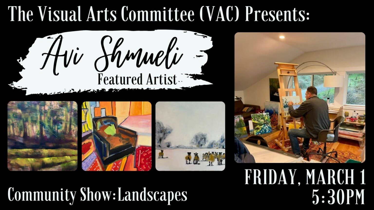 Art opening: Avi Shmueli and landscape art | Islands' Sounder