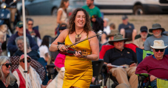 Dirty Cello returns to the Village Green for the 2024 Summer Concert Series from Orcas Center. Image credit: Steve Alboucq