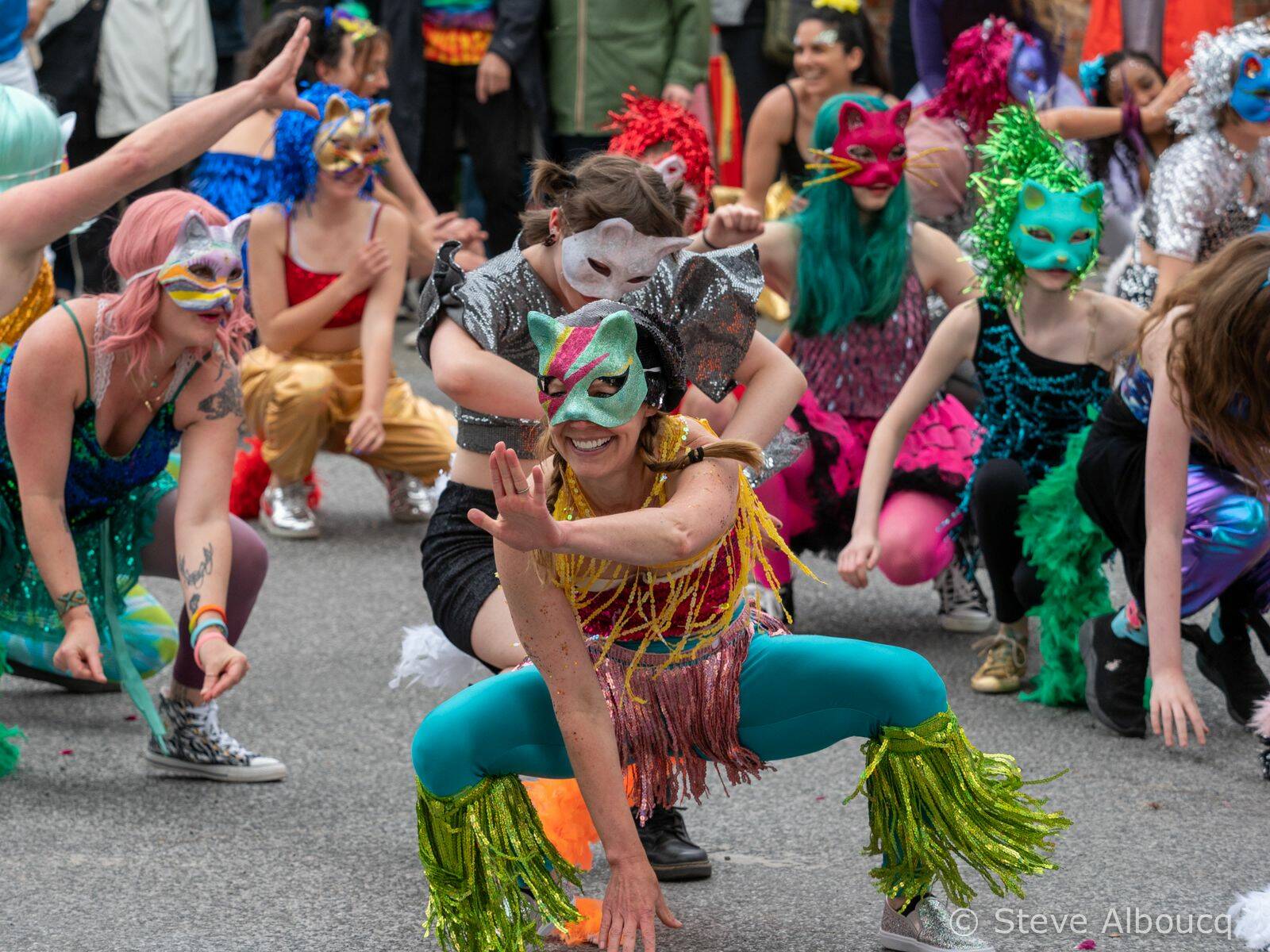 Steve Alboucq photo.
Dancers in last year’s parade.