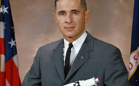 Portrait of astronaut William Anders, courtesy of the Heritage Flight Museum.