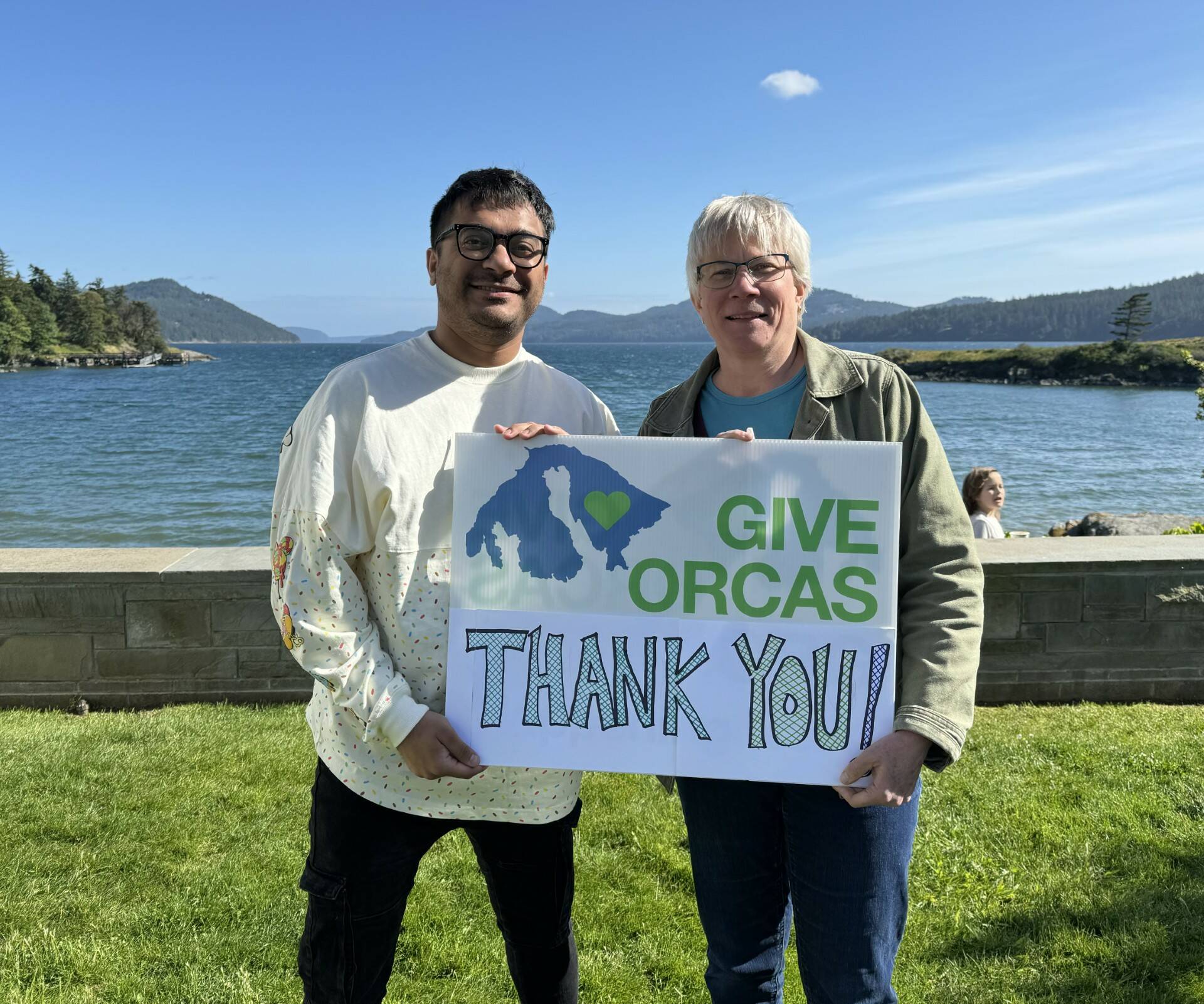 Qasim Ali and Lisa Byers of OPAL Land Trust.