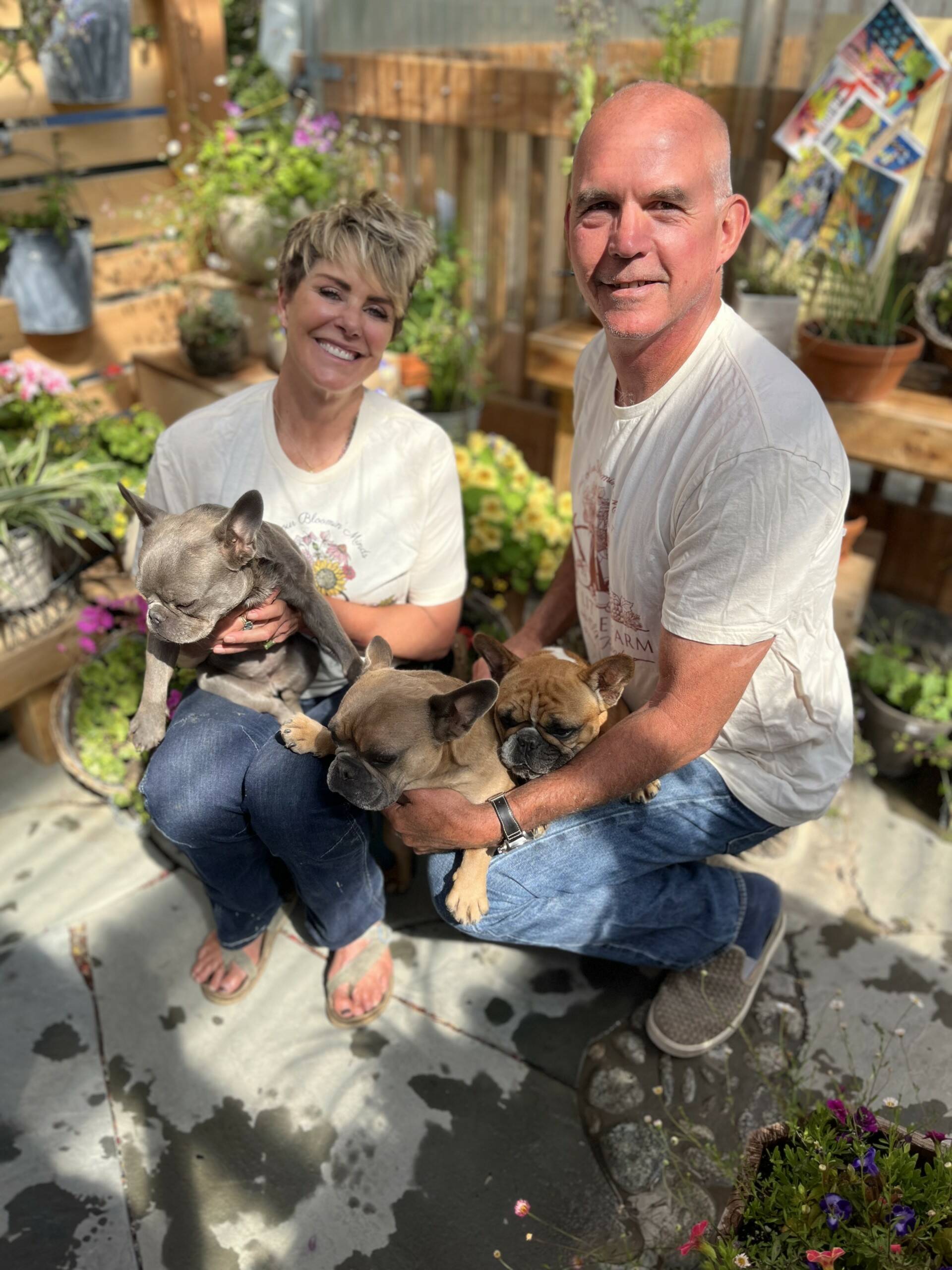 Colleen Smith Summers photo.
Carol and Allan, owners of the Little Farm on Olga Road.