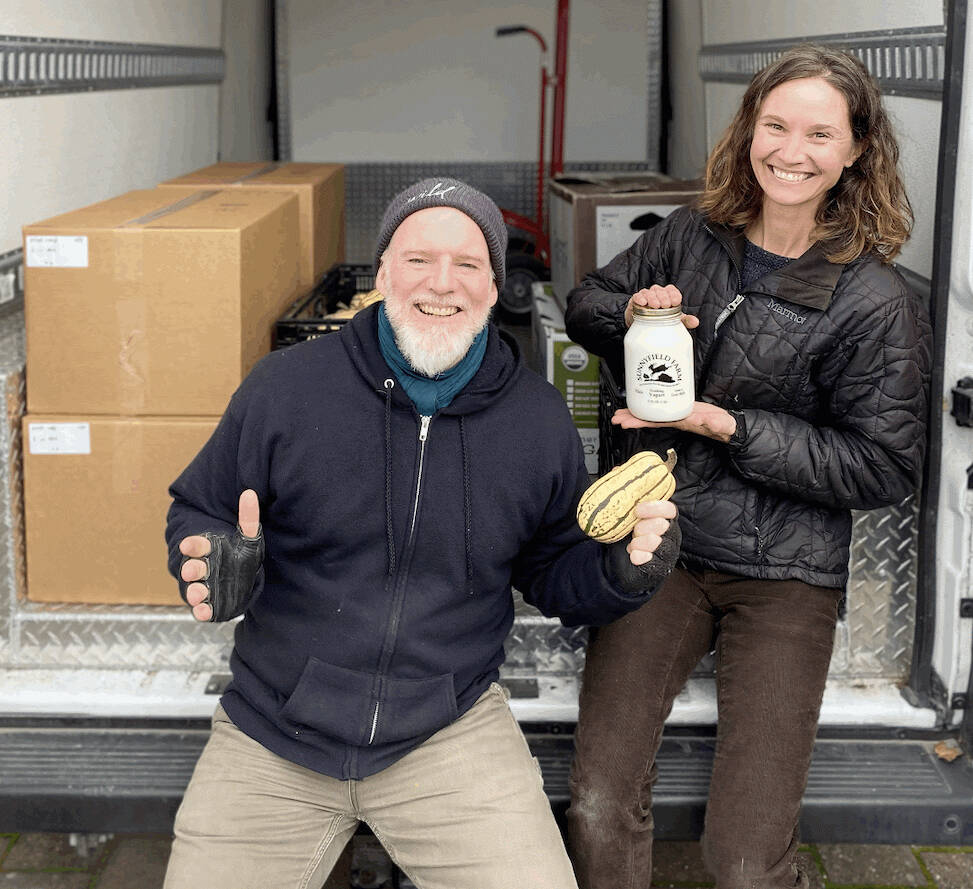 Burke Mulvany/Orcas Co-op Provisions and Sarah Pope/San Juan Islands Food Hub.