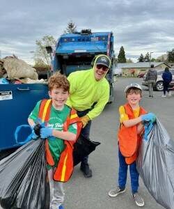 Contributed photo
Great Island Clean up is fun for all ages!