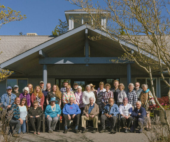 Orcas Senior Center staff and volunteers.