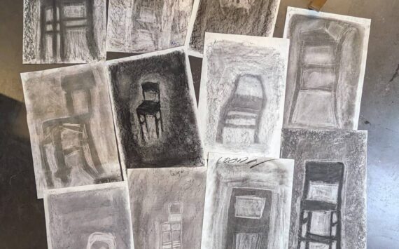 <em>Chairs drawn by students. </em>