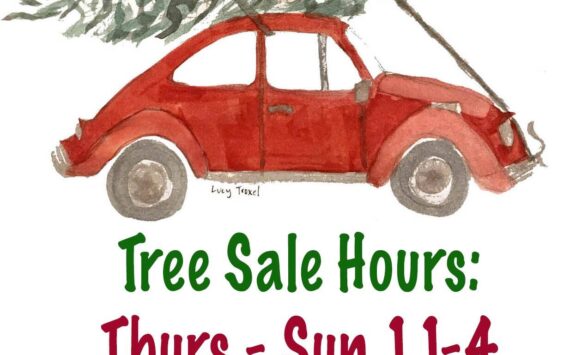 Tree Sale flier