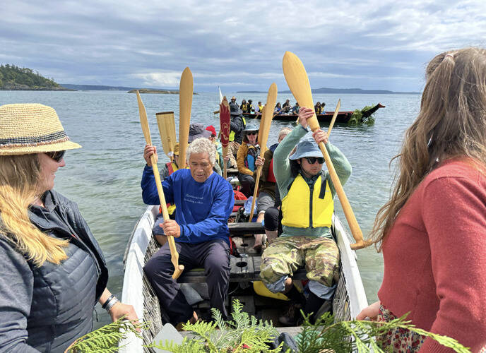 Friends of the San Juans Gathering of the Eagles Canoe Journey, a former grantee and a current grantee in this holiday’s campaign.