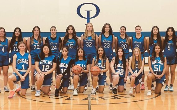 Corey Wiscomb photo.
Back row, left to right: Haley Winchell, Jen Winter, Lluvia Quintero-Carrion, Morgan Anderson, Lucia Rios, Kiley Quill, Ava Ashcraft, Lili Malo, Wylie Haug, Sofia Mahoney-Jauregui, Emilia Rios, Charlotte Winter-Lamphere, Mia Ashcraft, Abril Perez Dominguez, Ivy Shaefer, Lisa Rios, Molly Donavan. Front row, left to right: Margot Winter-Lamphere, Emily Ibarra-Garcia, Alison Garcia, Isabella Morillon Garcia, Gisselle Meraz Valladarez, Neila Welch, Molly Johnston, Leela Griesemer.