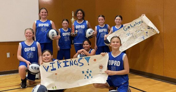 Kami Griffin photo.
Left to right, back row: Angelina Smith, Aria Griffin, Sandra Malo, Macey Hance and Nora Duthie. Front row: Josie Foote, Alice Estrella, Bella Malo and Cora Shaner.