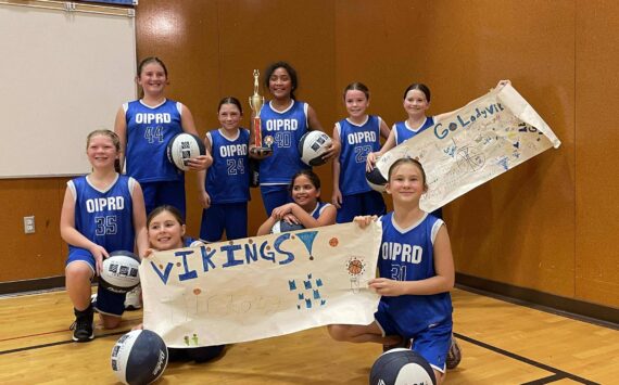 Kami Griffin photo.
Left to right, back row: Angelina Smith, Aria Griffin, Sandra Malo, Macey Hance and Nora Duthie. Front row: Josie Foote, Alice Estrella, Bella Malo and Cora Shaner.